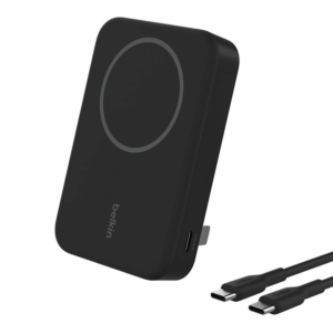 Belkin Boost Charge Pro Magnetic Power Bank with Qi2 10K + Stand - Black