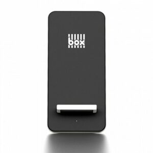BOX Products QI Aluminium Wireless Charge Stand - Silver & Black