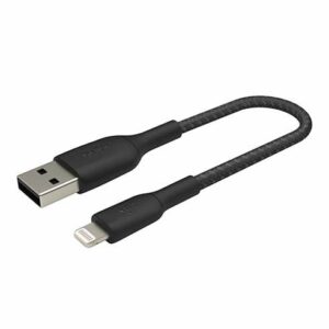 Belkin kábel Boost Charge Braided USB to Lightning 15cm - Black