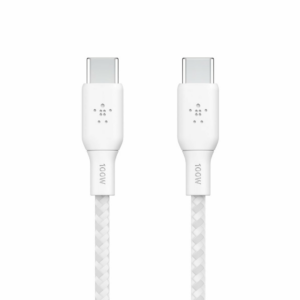 Belkin kábel Boost Charge Double-Braided USB-C to USB-C 100W 2m - White