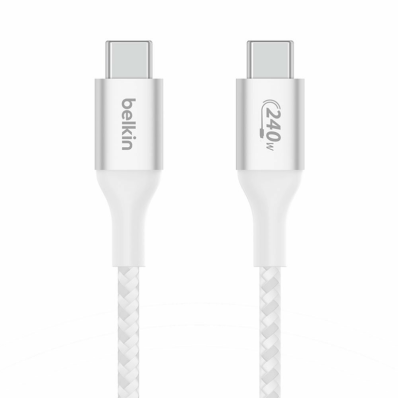 Belkin kábel Boost Charge USB-C to USB-C 1m 240W - White