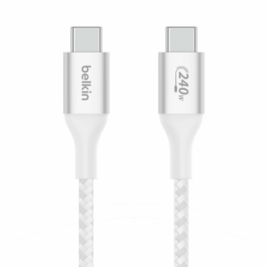 Belkin kábel Boost Charge USB-C to USB-C 2m 240W - White