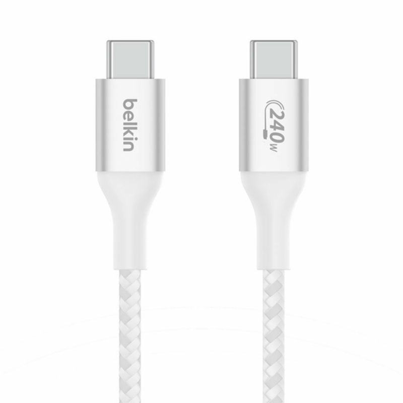 Belkin kábel Boost Charge USB-C to USB-C 2m 240W - White