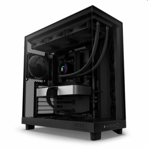 NZXT case H6 Flow / 3x120 mm fan / tempered glass / mesh panel / black