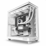 NZXT case H6 Flow / 3x120 mm fan / glass / mesh panel / white