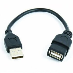 Kábel GEMBIRD USB A-A 15cm 2.0 predlžovací HQ Black