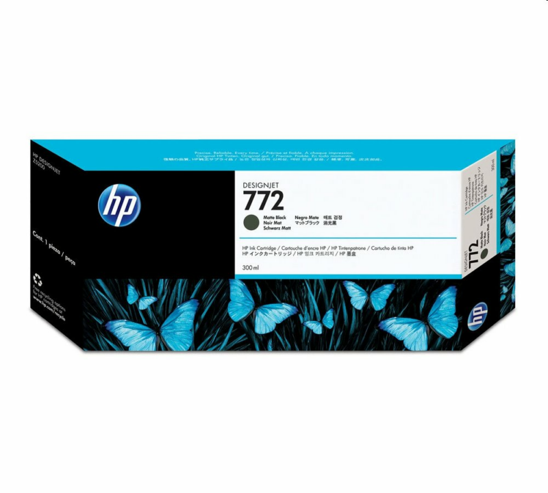 HP 772 Black matte DJ Ink Cart