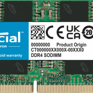 Crucial 16GB SODIMM DDR4 3200 CL22