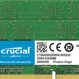 Crucial 64GB SODIMM kit DDR4 3200 CL22