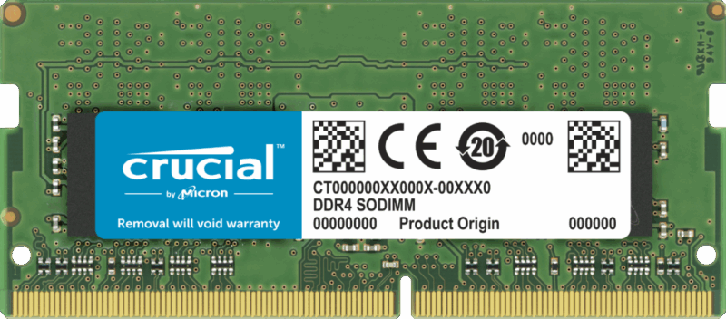 Crucial 32GB SODIMM DDR4 3200 CL22