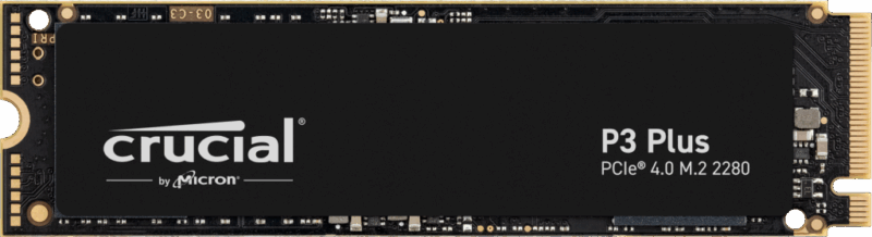 Crucial SSD P3 Plus 4TB M.2 NVMe Gen4 4800/4100 MBps