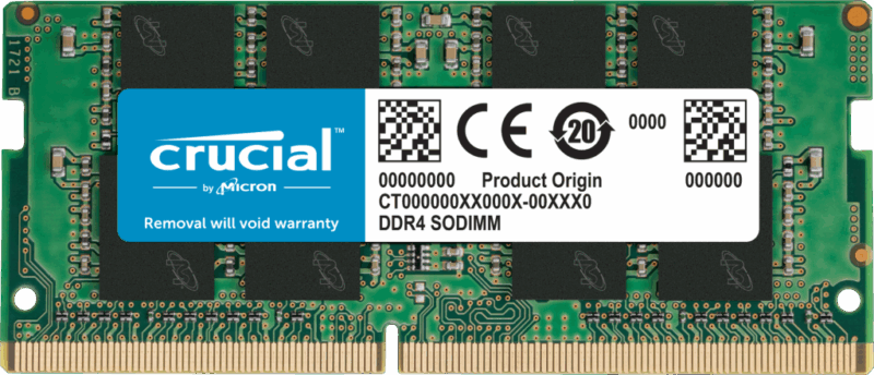 Crucial 4GB SODIMM DDR4 2400 CL17