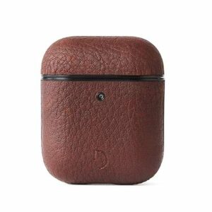 Decoded puzdro AirCase 2 pre Apple Airpods 1&2 - Brown