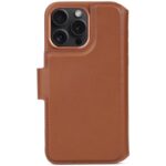Decoded puzdro Leather Detachable Wallet MagSafe pre iPhone 15 Pro - Tan