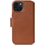 Decoded puzdro Leather Detachable Wallet MagSafe pre iPhone 15 Plus - Tan