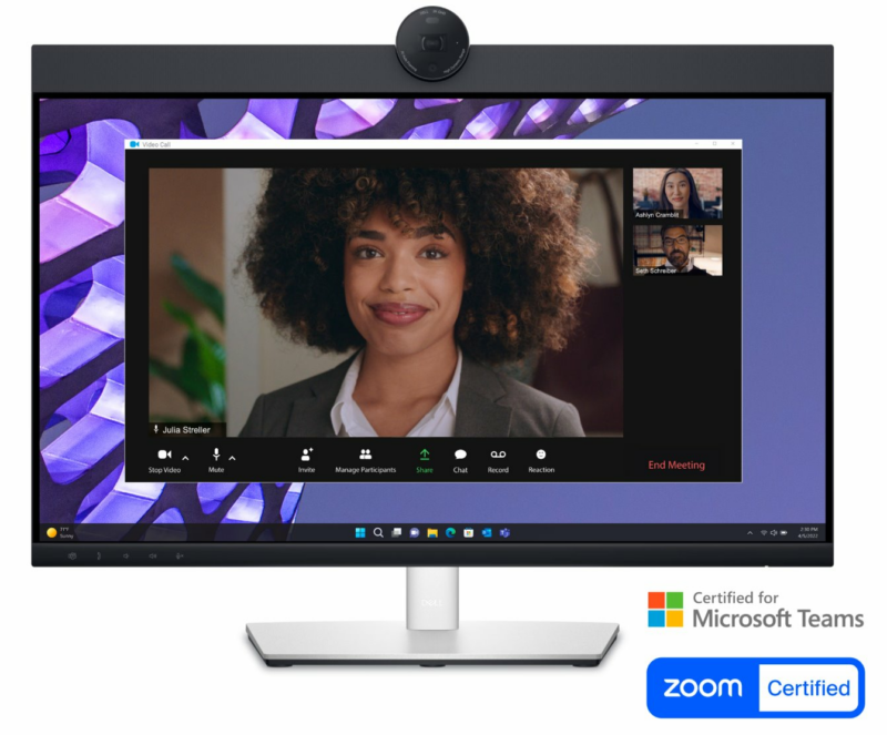DELL Video Conferencing Monitor P2424HEB 23.8" IPS 1920x1080 FHD 1000:1 5ms 250cd HDMI/DP/USB/CAM/Repro 3Y