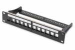 DIGITUS 10" modulárny patch panel 12port 1U vhodný pre UTP i STP keystony