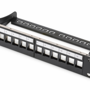 DIGITUS 10" modulárny patch panel 12port 1U vhodný pre UTP i STP keystony