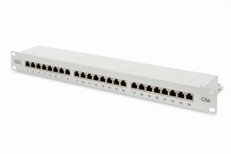 DIGITUS 19" patch panel 24port 1U Cat5E