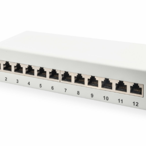 DIGITUS 10" patch panel 12port 1U Cat6A