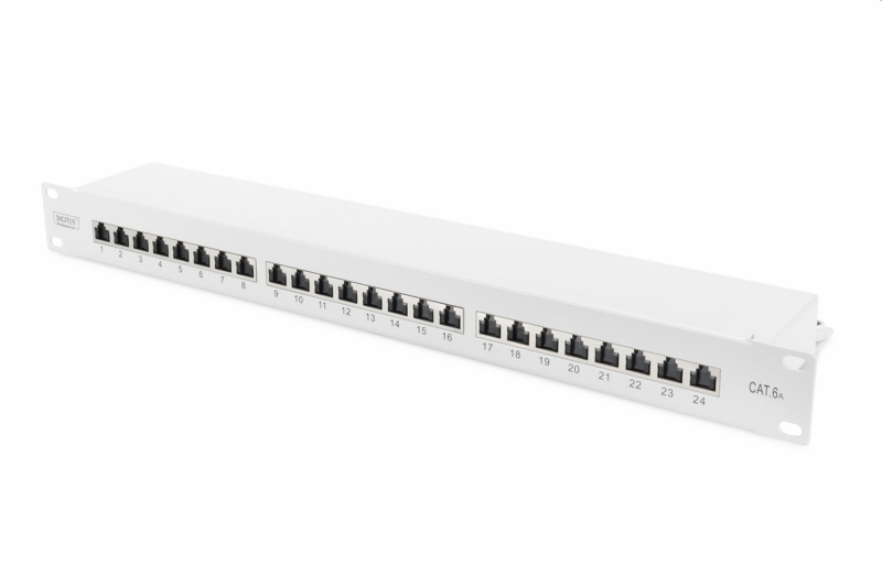 DIGITUS 19" patch panel 24port 1U Cat6A