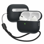 Elago Airpods Pro 2 Liquid Hybrid Case with Nylon Lanyard - Black