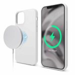 Elago kryt Silicone Case Magsafe pre iPhone 12/12 Pro - White