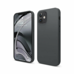 Elago kryt Silicone Case pre iPhone 12/12 Pro - Dark Gray