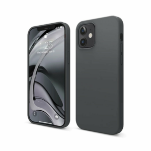 Elago kryt Silicone Case pre iPhone 12/12 Pro - Dark Gray