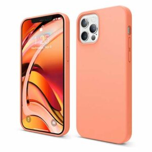 Elago kryt Silicone Case pre iPhone 12 Pro Max - Nectarine