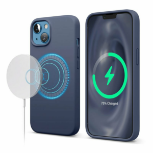 Elago kryt Silicone Case Magsafe pre iPhone 13 - Jean Indigo