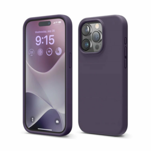 Elago kryt Silicone Case pre iPhone 15 Pro - Deep Purple