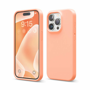 Elago kryt Silicone Case pre iPhone 15 Pro - Salmon