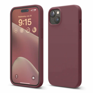 Elago kryt Silicone Case pre iPhone 15 Plus - Burgundy