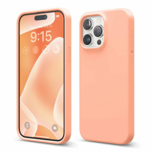 Elago kryt Silicone Case pre iPhone 15 Pro Max - Salmon