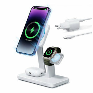 ESR 25W 3-in-1 Wireless Charger with MagSafe + CryoBoost - White