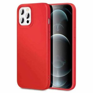ESR kryt Cloud Soft Silicone Case pre iPhone 12/12 Pro - Red