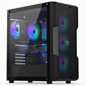 ENDORFY case Regnum 400 ARGB / ATX / 4x120mm ARGB / 2xUSB / presklená bočnice / čierna