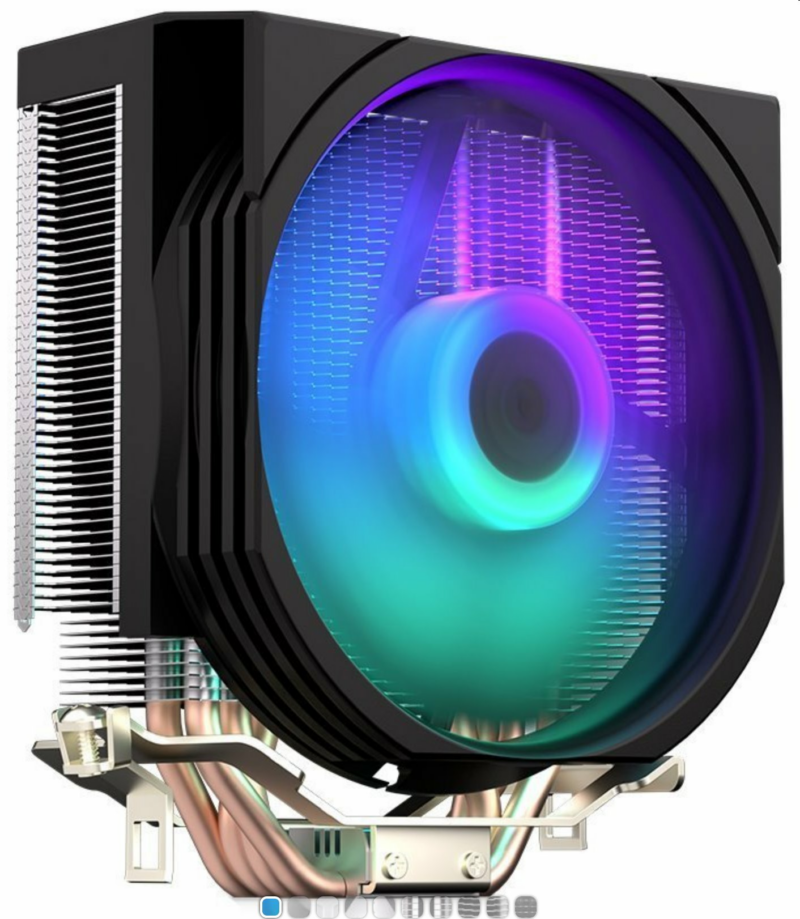 ENDORFY chladič CPU Spartan 5 MAX aRGB / 120mm fan / 4 heatpipes / kompaktní i pro menší case / pre Intel a AMD