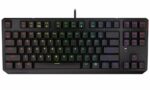 ENDORFY herná klávesnica Thock TKL Kailh BL RGB /USB/ blue sw. / drôtová / mechanická / US layout / čierna RGB