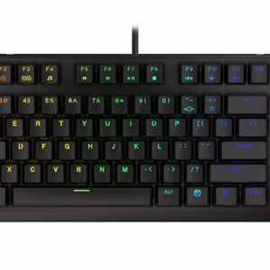 ENDORFY herná klávesnica Thock TKL Kailh RD RGB /USB/ red sw. / drôtová / mechanická / US layout / čierna RGB