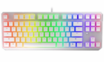 ENDORFY herná klávesnica Thock TKL OWH Pudd.Kailh BL RGB /USB/ blue sw. / drôtová / mechanická / US layout / biela RGB