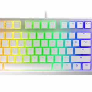 ENDORFY herná klávesnica Thock TKL OWH Pudd.Kailh BL RGB /USB/ blue sw. / drôtová / mechanická / US layout / biela RGB