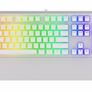 ENDORFY herná klávesnica Omnis OWH Pudd.Kailh BR RGB /USB/ brown switch / drôtová / mechanická / US layout / biela RGB