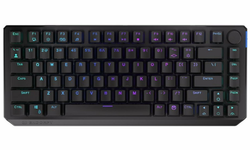 ENDORFY herná klávesnica Thock 75% Wireless / black sw. / bezdrôtová / mechanická / US layout / čierna RGB