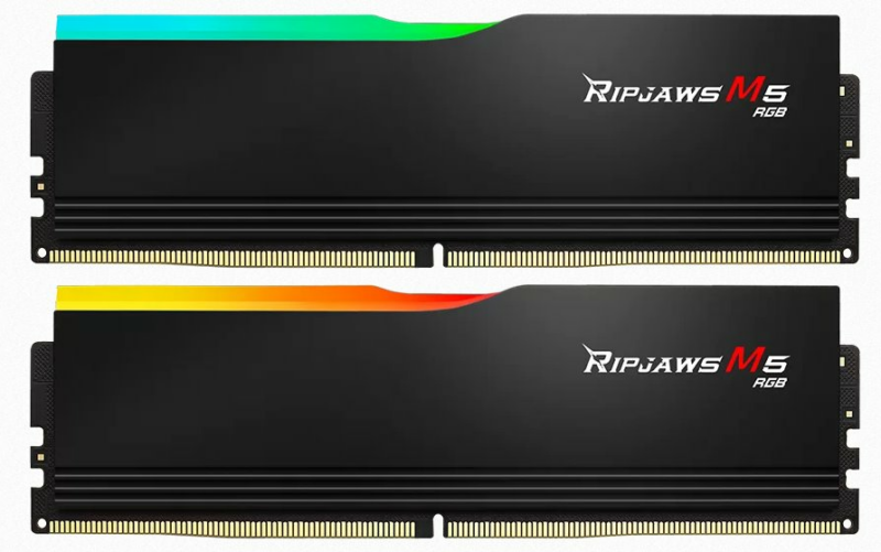 G.SKILL 32GB kit DDR5 6000 CL30 Ripjaws M5 RGB black