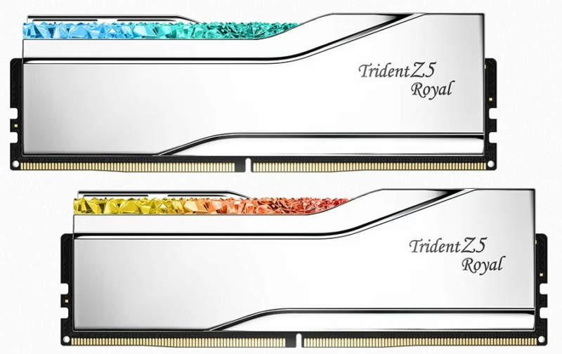G.SKILL 32GB kit DDR5 6400 CL32 Trident Z5 Royal silver