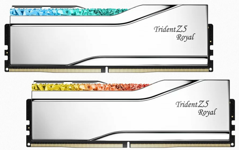 G.SKILL 32GB kit DDR5 7200 CL34 Trident Z5 Royal silver