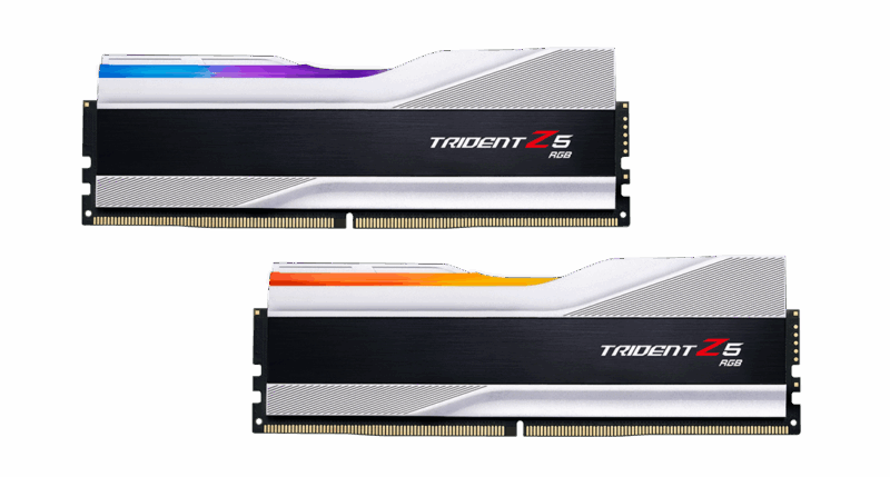G.SKILL 32GB kit DDR5 8000 CL38 Trident Z5 RGB silver