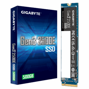 Gigabyte 2500E SSD 500GB M.2 NVMe Gen3 2300/1500 MBps